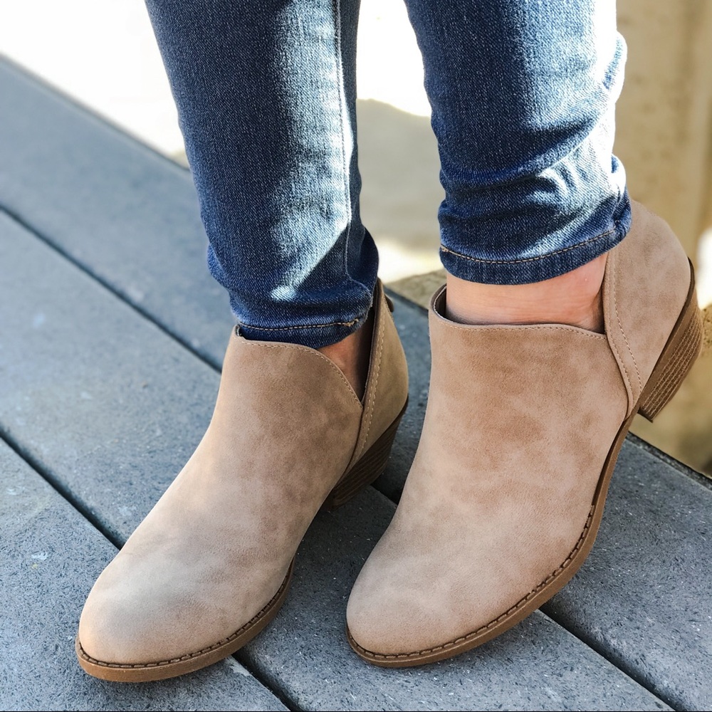The ASHTON Khaki Ankle Bootie